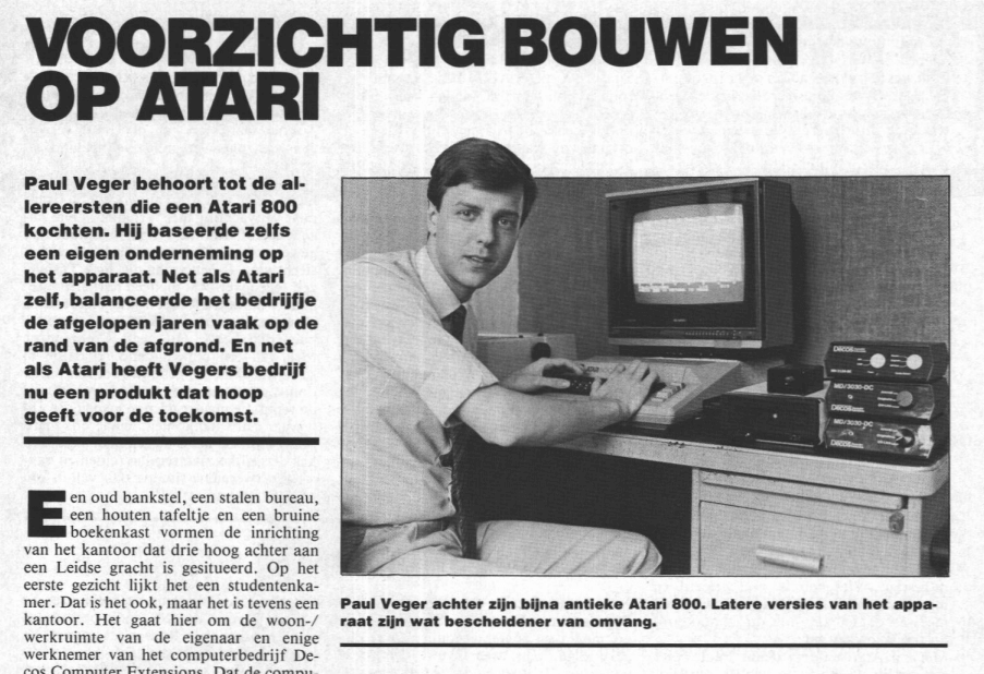 Krantenartikel Atari Paul